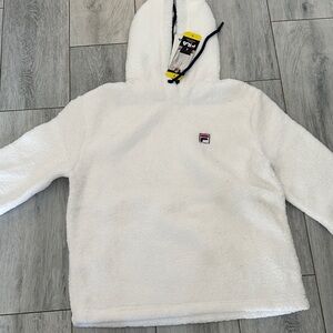 Fila Cozy White Teddy Jacket